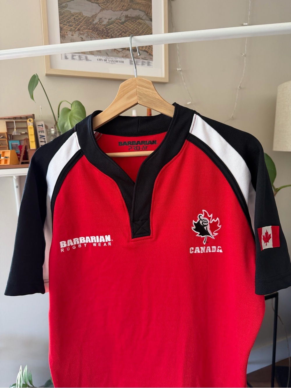 Barbarian Pro Fit 2009 Canada National Team Rugby Jersey